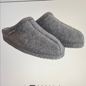 Haflinger Grey Wool Clogs NWT Size 40